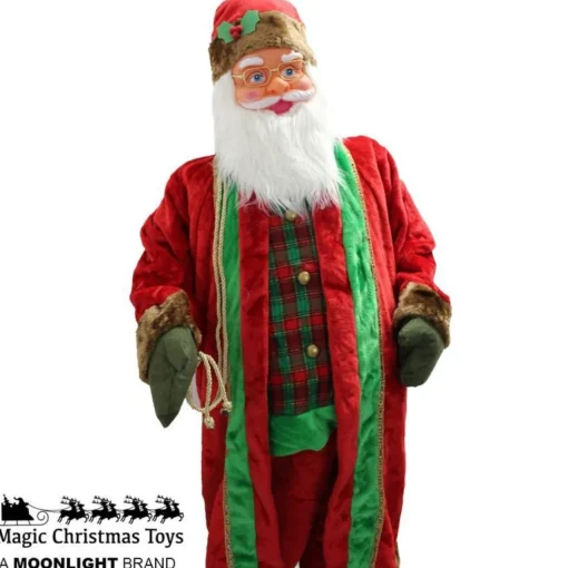 Magic Christmas Toys Kerstbeelden>Dansende Kerstman Luxe - 1.80M