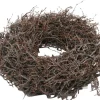 Dbt Kerstkransen> Kerstkrans - Bonsai Hout - O