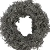 Dbt Kerstkransen> Krans Landelijk Hout-Bonsai Bruin-Grijs D 30 Cm