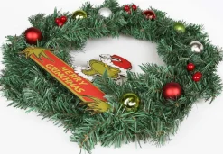 * Kerstkransen></noscript>De Grinch Kerstdeurkrans, Kerstversiering 45X45 Cm