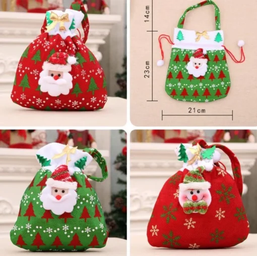 Merkloos Kerstsokken>Deardeer® Kerst Hangende Ornamenten Geschenkzakken Snoepzakjes - Kerstboomhanger, Kerstdecoratie Voor Kerstfeest