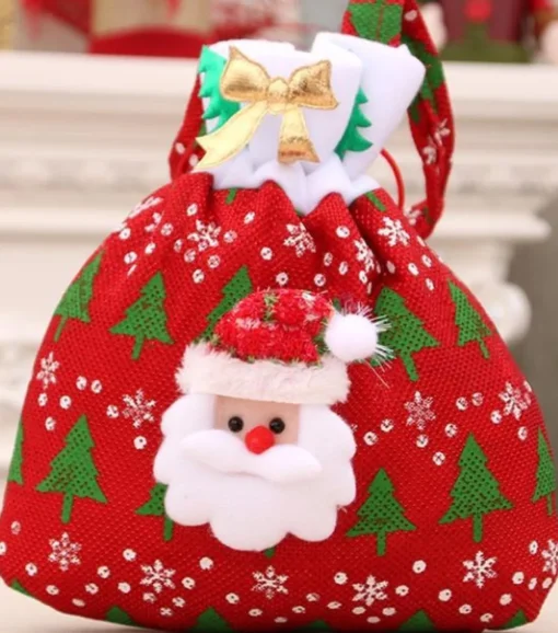 Merkloos Kerstsokken>Deardeer® Kerst Hangende Ornamenten Geschenkzakken Snoepzakjes - Kerstboomhanger, Kerstdecoratie Voor Kerstfeest