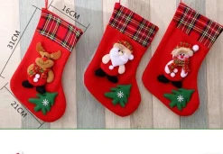 Merkloos Kerstsokken></noscript>Deardeer® Kerst Hangende Ornamenten Geschenkzakken Snoepzakjes - Kerstboomhanger, Kerstdecoratie Voor Kerstfeest