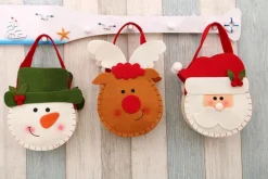 Merkloos Kerstsokken></noscript>Deardeer® Kerst Hangende Ornamenten Geschenkzakken Snoepzakjes - Kerstboomhanger, Kerstdecoratie Voor Kerstfeest