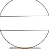 TotalPress Kerststukjes>Decoratie Cirkel Op Houten Voet Met Spijlen Zwart - B9Xd55Cm | Kerst | Kerststukje | Decoratie