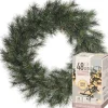 Decoris Kerstkransen> Kerstkrans - Malmo - D50 Cm - Incl. Verlichting Warm Wit