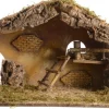 Decoris Kerststallen> Lege Kerststal - Zonder Beelden - L56 X B35 X H35 Cm -Mdf/Hout