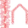 Decoways Guirlandes> - Kerstslinger Met Led-Lampjes 5 M Roze