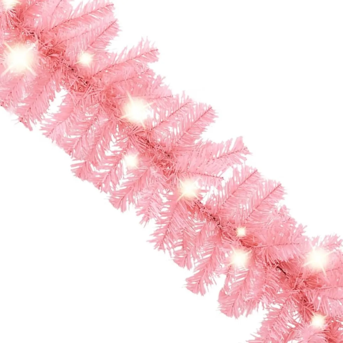 Decoways Guirlandes> - Kerstslinger Met Led-Lampjes 5 M Roze