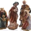 Merkloos Kerststallen>7-Delige Kerststal Figuren Beeldjes 9 Cm