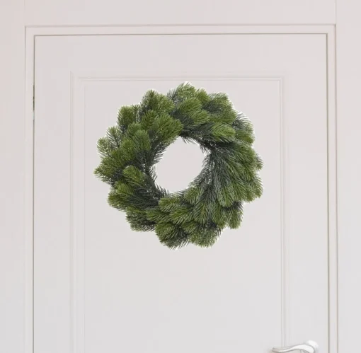 Merkloos Kerstkransen>Dennenkrans/Deurkrans - Groen - D50 Cm - Kerstkransen