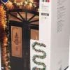 Merkloos Guirlandes>Dennenslinger/Dennen Guirlandes Met Kerstballen En Licht 500 Cm - Binnen / Buiten - Kerstslingers