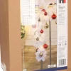 Merkloos Guirlandes>Dennenslinger/Dennen Guirlandes Wit Met Kerstballen En Licht 500 Cm - Binnen / Buiten - Kerstslingers