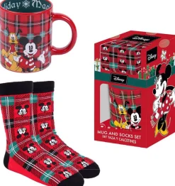Cerdá Kerstsokken>Disney Mickey Mouse Kerst Geschenkset Met Kerstsokken + Kerstmok