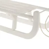 Dijk Natural Collections Kerstbeelden>Dknc - Slee - Hout - 58X27X17 Cm - Wit