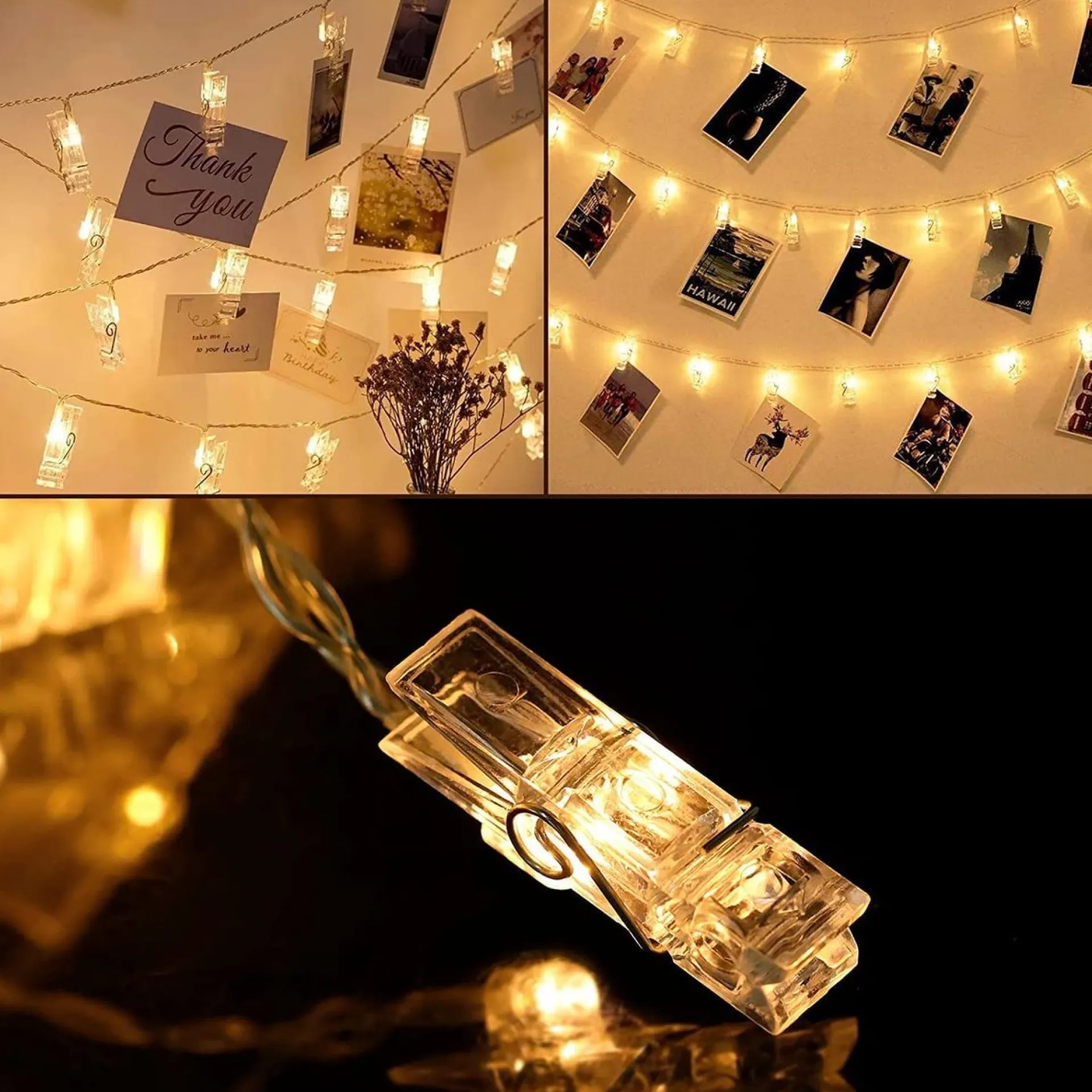 DOWO® - Soothe Lichtsnoer Binnen En Buiten - Lampjes Slinger - Fotoslingers - Lichtslinger - 6 Meter Led - 40 Lampen - Batterij – Sfeerverlichting – Waterdicht Discount