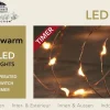 Anna's Collection Draadverlichting Koper Met Timer 100 Klassiek Warm Witte Leds Op Batterijen - Lichtdraad Koperdraad Met 100 Leds Outlet