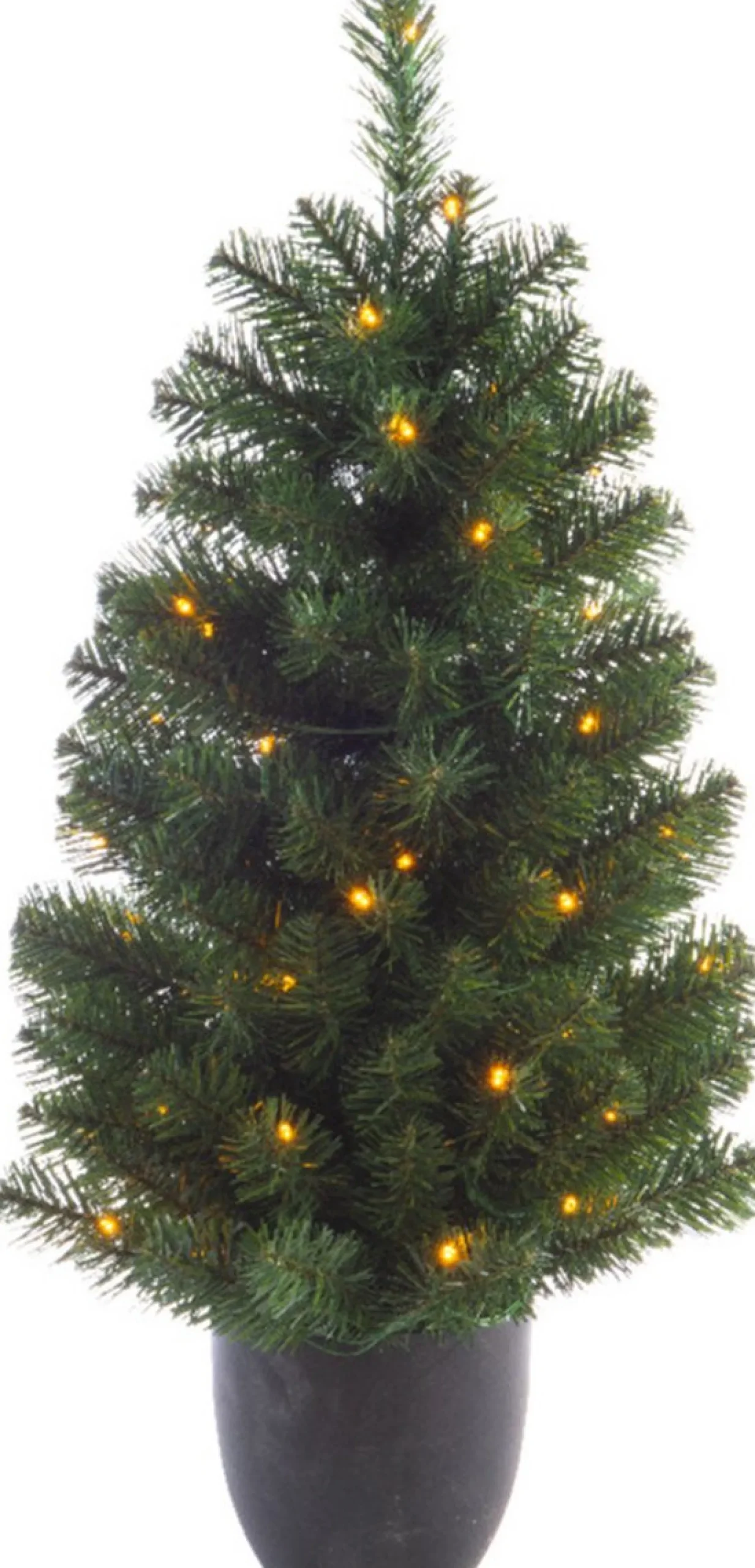 Everlands Kerstboom-Kerstkrans-Dennenslinger Set - Met Licht Best Sale