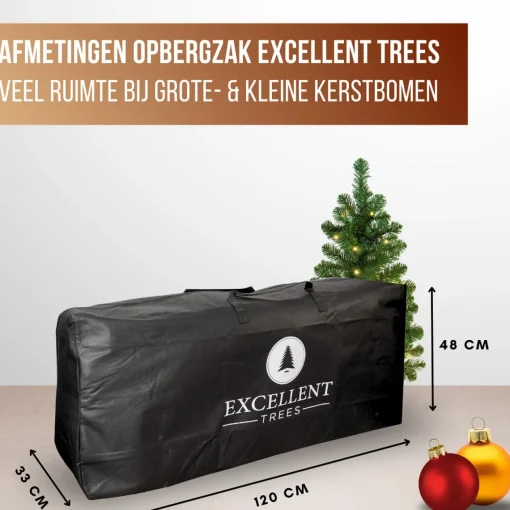 Excellent Trees ® Grote Kerstboom Opbergtas Met Rits - 120X33X48 Cm Fashion
