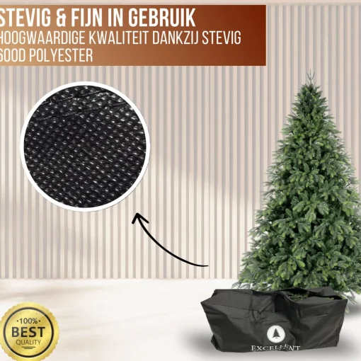 Excellent Trees ® Grote Kerstboom Opbergtas Met Rits - 120X33X48 Cm Fashion