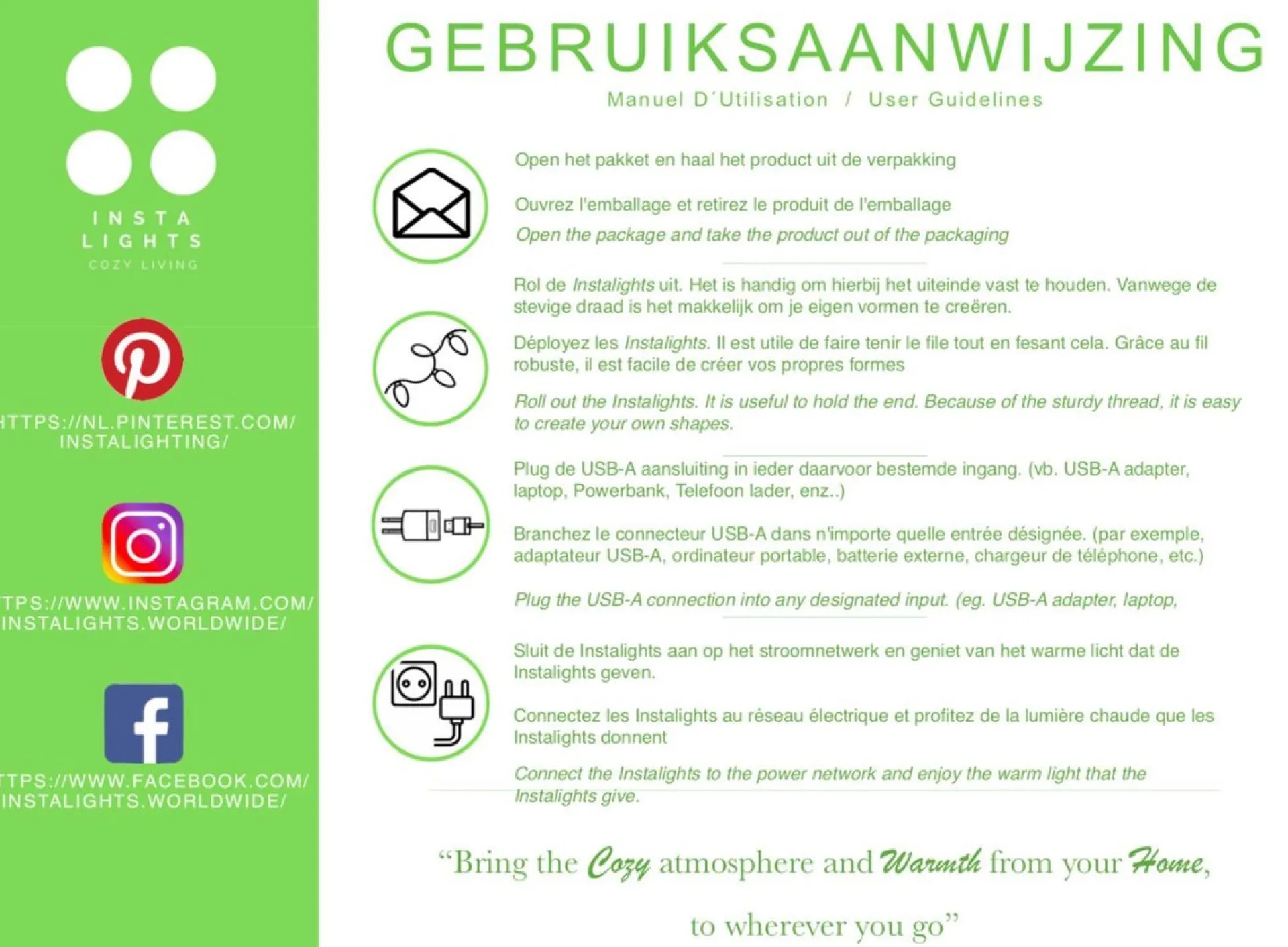 Sofisticade Fairy Lights | Lampjes Slinger | Led Lichtslinger | 10M Met 100Led In Warm Wit | Usb Aansluiting | String Light Kerstverlichting | Sfeerverlichting | Indoor Led Warm White