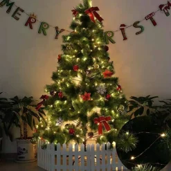 Merkloos Fairy Lights - Lampjes Slinger - Kerst Versiering - Valentijn Verlichting - Kamer Decoratie Tieners - Lichtslinger Voor Binnen & Buiten - Moederdag - Voor Mama - Partyverlichting - Lichtjes - Led Lichtsnoer - Sfeerlampjes Eter Clearance