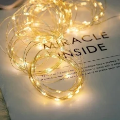 Merkloos Fairy Lights - Lampjes Slinger - Kerst Versiering - Valentijn Verlichting - Kamer Decoratie Tieners - Lichtslinger Voor Binnen & Buiten - Moederdag - Voor Mama - Partyverlichting - Lichtjes - Led Lichtsnoer - Sfeerlampjes Eter Clearance