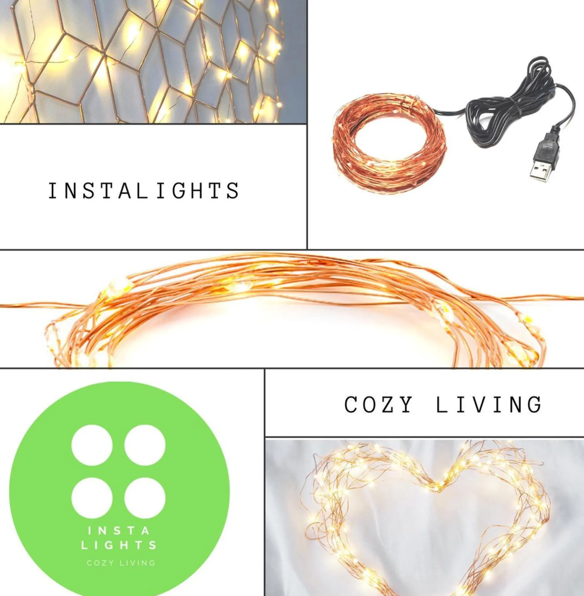 Sofisticade Fairy Lights | Lampjes Slinger | Led Lichtslinger | 5M Met 50Led In Warm Wit | Usb Aansluiting | String Light Kerstverlichting | Sfeerverlichting | Indoor Led Warm White