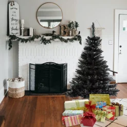 Feeric lights u0026 Christmas Feeric Lights - Kunstkerstboom - Kerstdecoratie - Zwart - 150Cm Hot