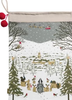 Sophie Allport Kerstsokken>Feestelijk Bos Zak Voor Kerstcadeaus Van - Uit De Festive Forest Collectie