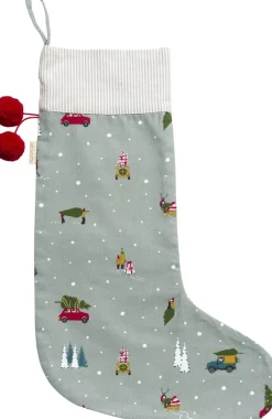 Sophie Allport Kerstsokken>Feestelijke Decoratie Kerstsok Van - Thuis Voor Kerst - Grote Christmas Stocking