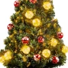 Everlands Fiber Optic Kerstboom/Kunst Kerstboom Met Warm Witte Verlichting 90 Cm Outlet