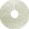 Arte r Flexibele Kerstboom Rok/Kleed Voor De Kerstboom Harige Stof Creme Wit 120 Cm - Kerstboomrokken Best