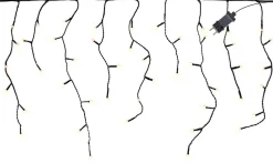 FlinQ Ijspegel Lichtslinger Warmwit 360 Led - Gevelverlichting - Kerstverlichting - Warm Wit Licht - 18 Meter (8,5 Meter Licht) - Patroonlampjes Discount