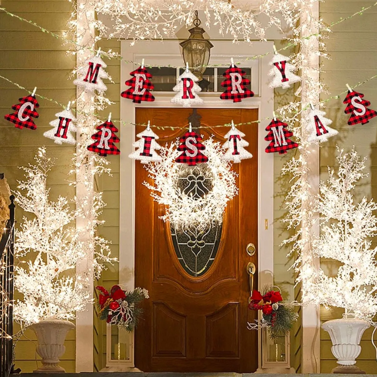 FLOOQ Kerstsokken> Kerstversiering Kersthanger Sokken - Kerstdecoratie Voor Binnen En Buiten - Kerstboomversiering - Kerstfiguren - 1 Stuk