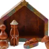 Floz Kerststallen> Kerststal - Kerstgroep - Hout - Met Subtiele Kleur - Handgemaakt En Fairtrade