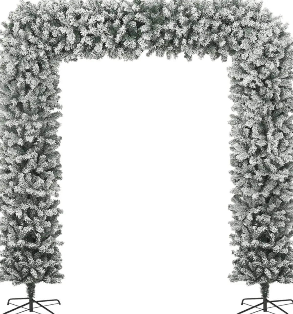 Furniture Limited Kerststukjes> - Kerstboog Met Sneeuwvlokken 240 Cm