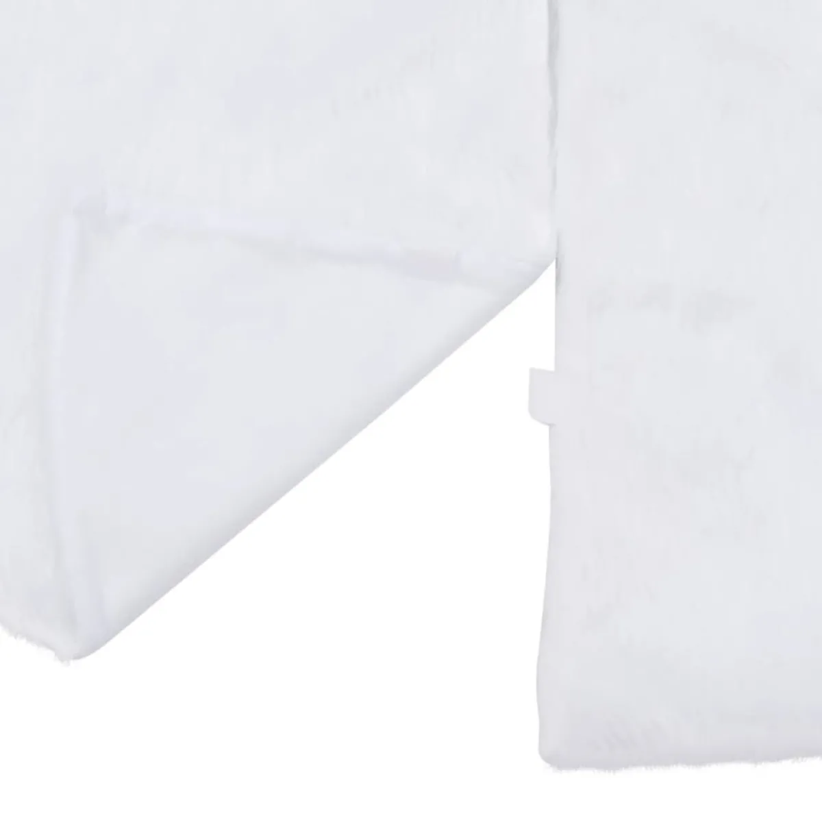 Furniture Limited Kerststukjes> - Kerstboomrok 122 Cm Kunstbont Wit