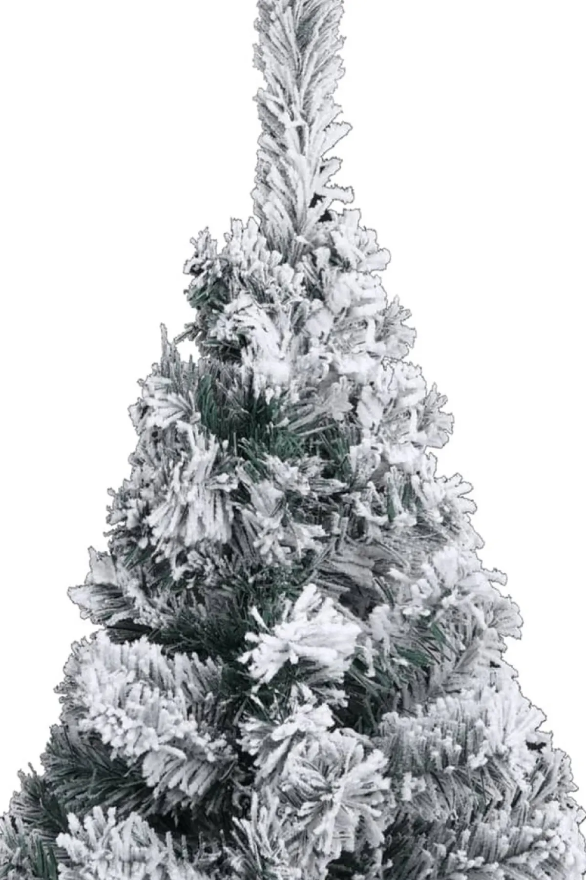 Furniture Limited Kerststukjes> - Kerstboom Met Led's, Kerstballen En Sneeuw Smal 120 Cm Groen