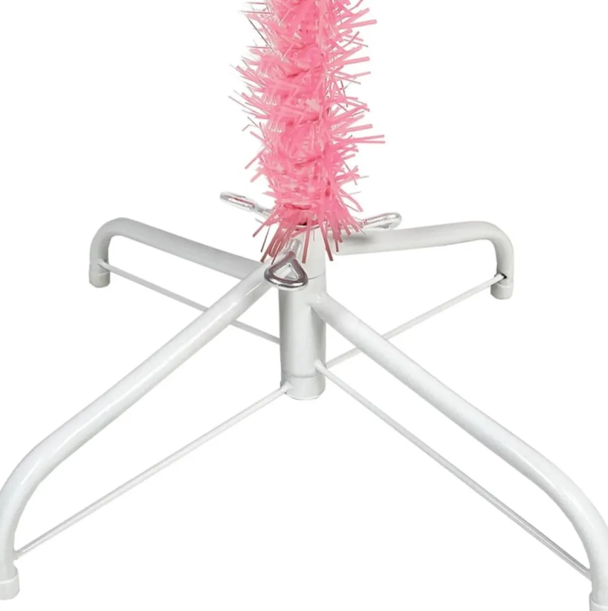 Furniture Limited Kerststukjes> - Kerstboom Met Led's En Kerstballen Smal 240 Cm Roze