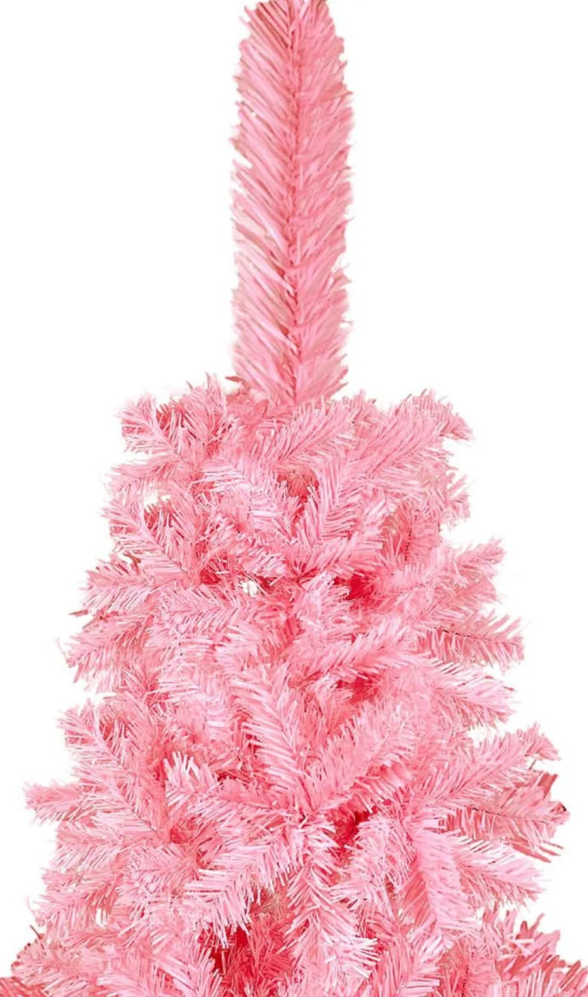 Furniture Limited Kerststukjes> - Kerstboom Met Led's En Kerstballen Smal 240 Cm Roze