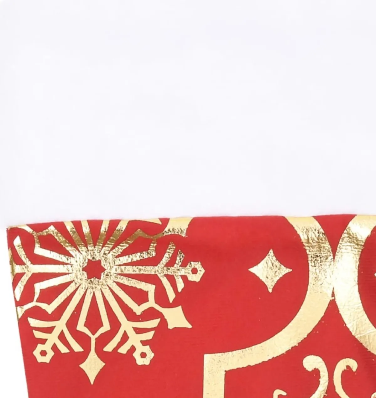 Furniture Limited Kerststukjes> - Kerstboomrok Luxe Met Sok 122 Cm Stof Rood