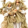 Goodwill Kerststallen> Heilige Familie Creme-Goud 25,5 Cm