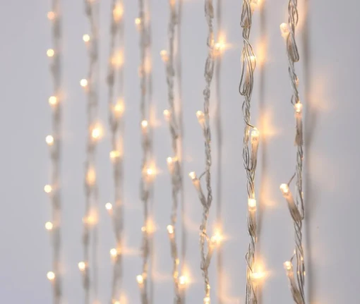 DecorativeLIghting Gordijnverlichting - 320Led - 100X200Cm - Warm Wit Best Sale