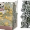 Merkloos Guirlandes>Groene Dennenslingers - 270 X 25 Cm - Incl. Kerstverlichting Warm Wit 50 Lampjes