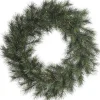 Decoris Kerstkransen>Groene Kerstkrans 50 Cm Malmo - Kerstkransen Kerstversieringen/Kerstdecoraties