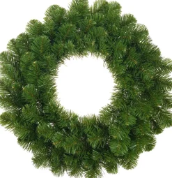 Black Box Kerstkransen>Groene Kerstkransen/Deurkransen 45 Cm - Kerstversiering/Kerstdecoratie Kransen/Voordeur Kransen