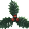 Merkloos Kerststukjes>Groene Kersttakjes Op Steker