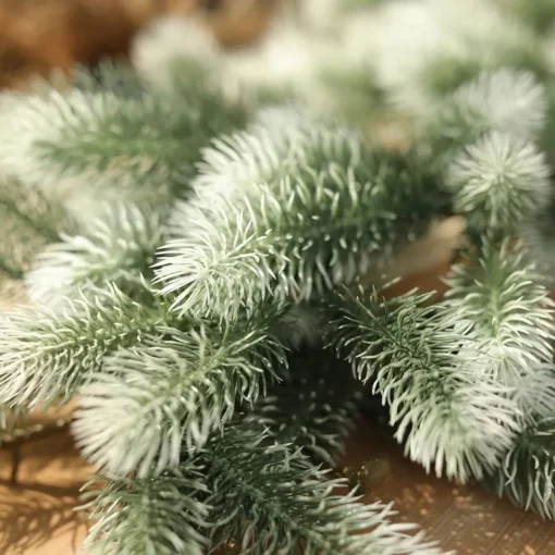 Trend24 Guirlandes>Guirlande - Kerst Guirlande - Kerstguirlande - Kerstslinger - Deurkrans - Dennenslinger - Kerstslinger - Dennentak - 180 Cm (360 Cm Samen) - Groen - Wit - 2 Stuks