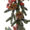 Everlands Guirlandes>Guirlande Bessen L9B15H176Cm Grn/Rd